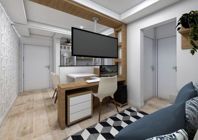 Arquiteta Regiane Duartes Campinas Projeto Decoração Interiores Apartamento TV